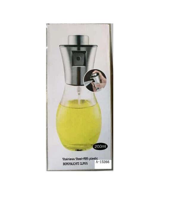 Sticlă Ulei/Oțet Cu Pulverizator 200Ml Sticlă+Pvc A-15266 WEI